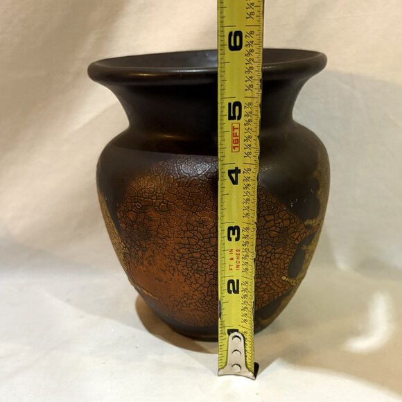 Royal Haeger Earth Wrap Lava Glaze Pottery Vase Vintage MCM 1970s - Picture 6 of 8